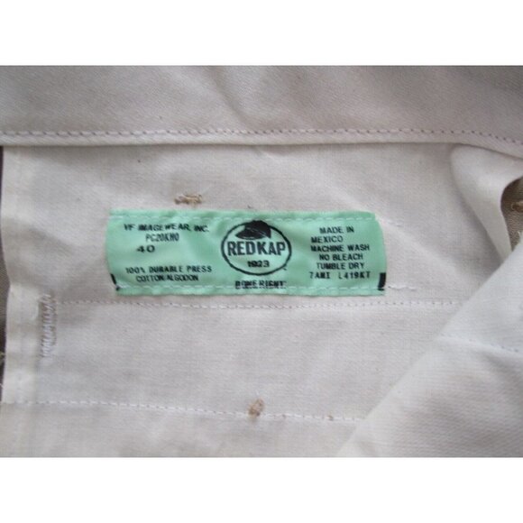 Lot of 6 New Men's Red Kap Khaki Brown Causal Pants Size W40 x L36 - Picture 7 of 7